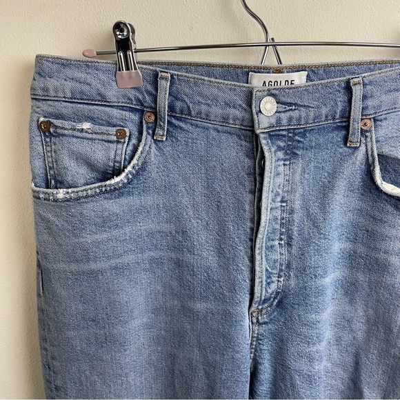 Agolde Riley High Rise Straight - Picture 5 of 10